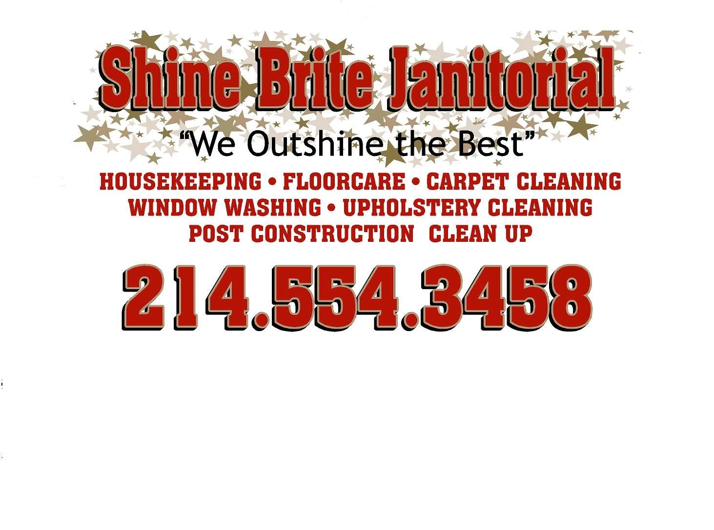Shine Brite Janitorials logo
