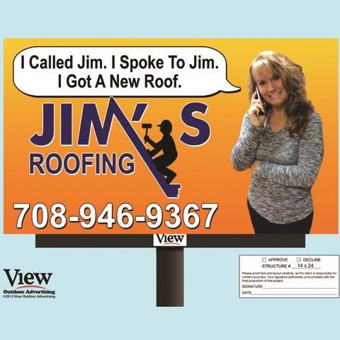 JIM'S ROOFING logo