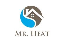 Mr.Heat- Heating and Air logo