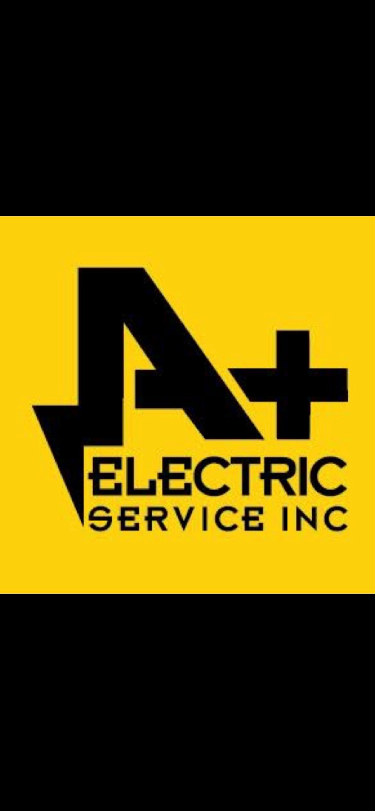 A PLUS ELECTRIC SVC logo