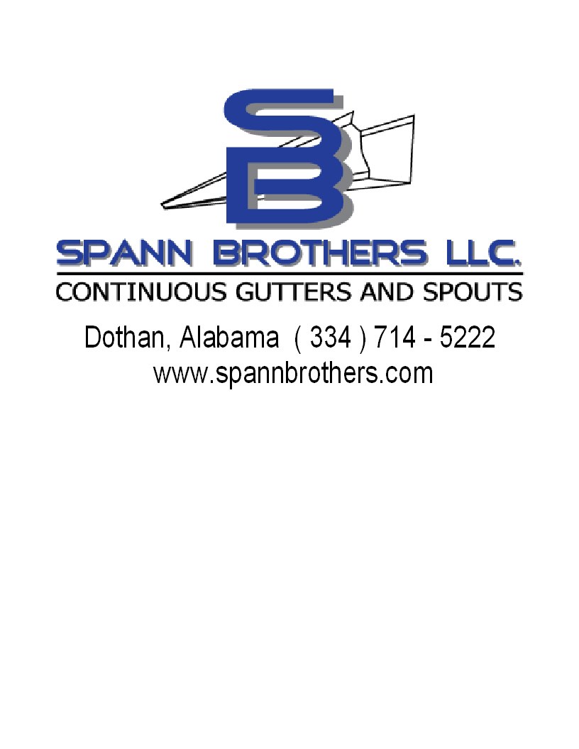 SPANN BROTHERS LLC / CONTINUOUS GUTTERS & SPOUTS logo