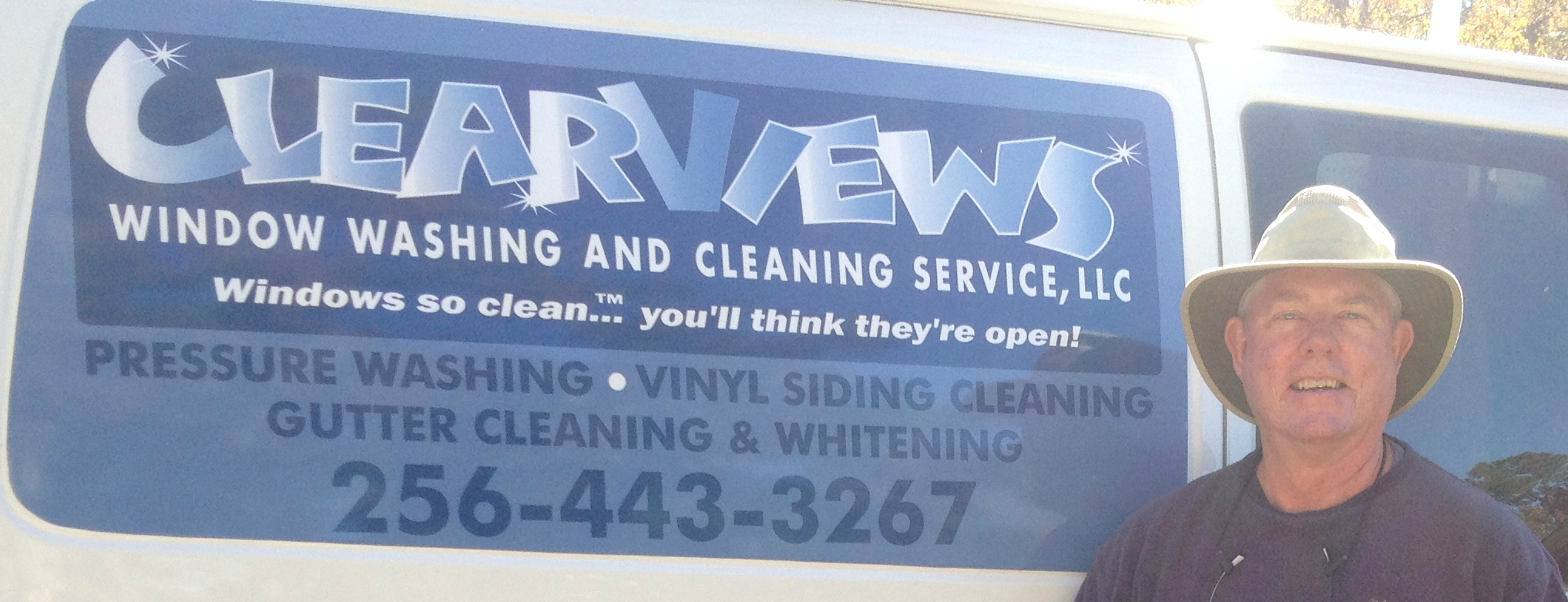Clearviews Window Washing and Cleaning Svcs logo
