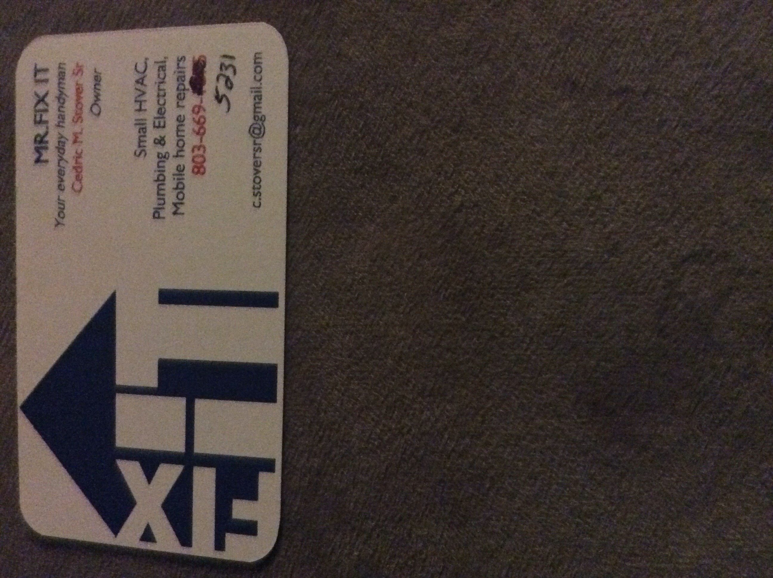 Mr.Fix IT handy man service logo