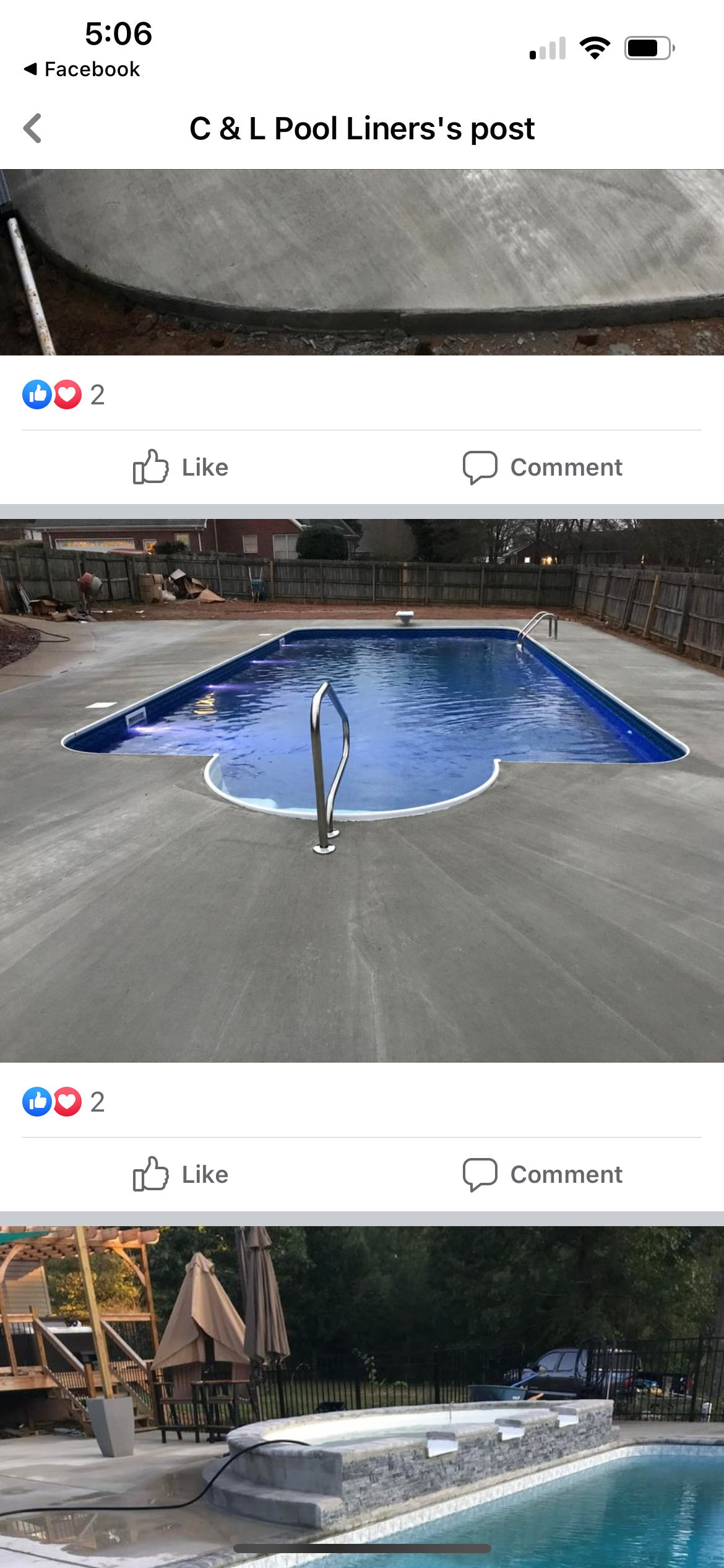 C & L Pools logo