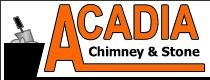 Logo for Acadia Chimney and Stone