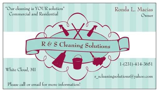 R & S Cleaning Solutions logo