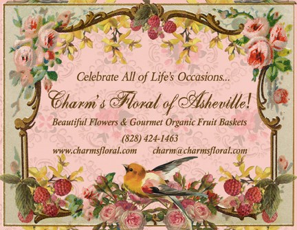 Charm's Floral of Asheville! logo