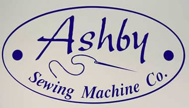 Logo for ASHBY SEWING MACHINE