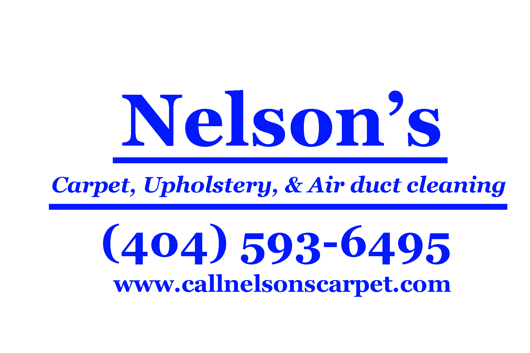 Nelson Carpet & Upholstery logo
