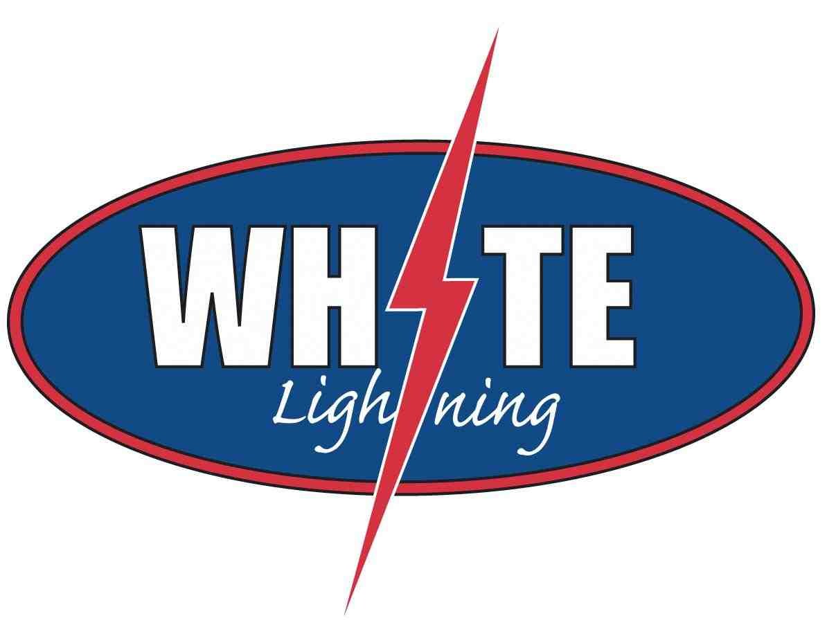 White Lightning Lock and Key logo