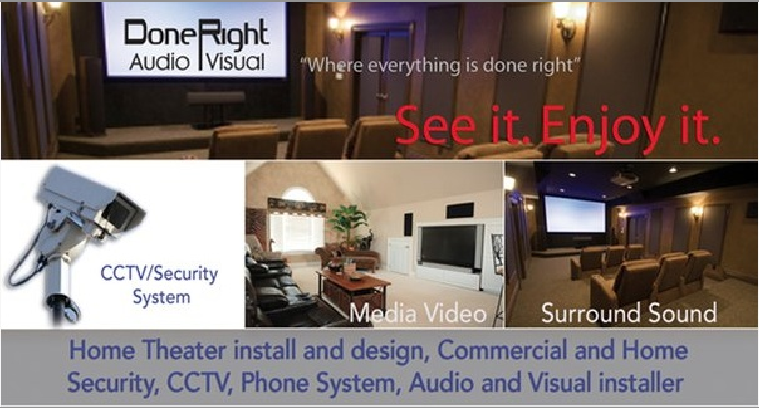 Done Right Audio & Visual logo