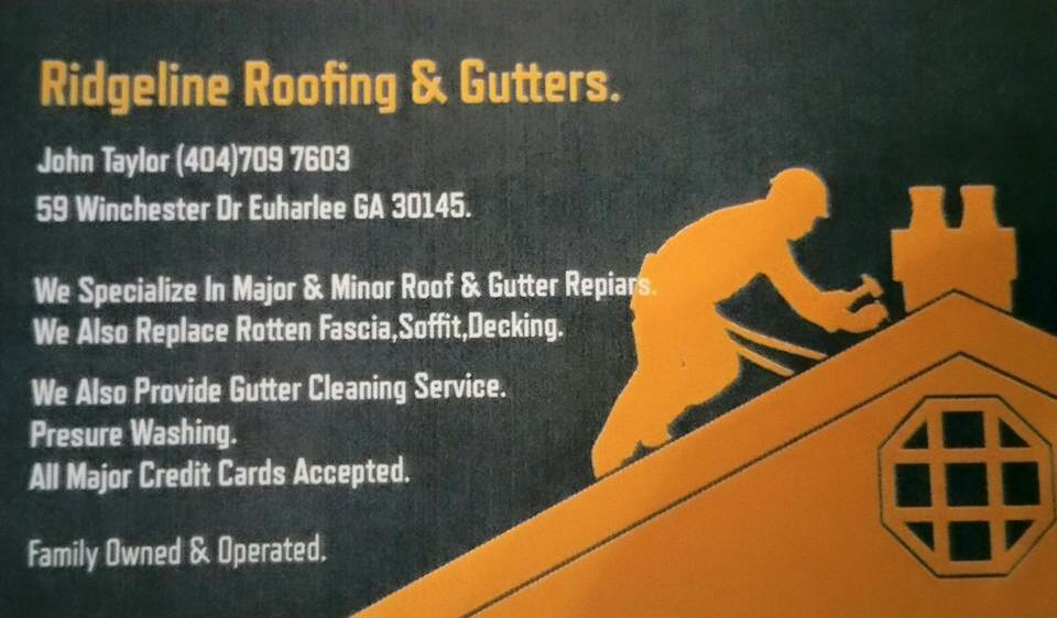 Ridgeline Roofing & Gutters logo