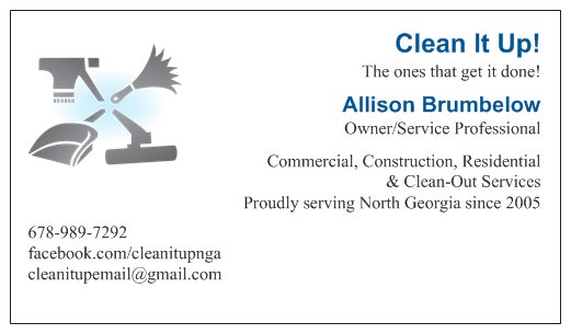 Clean It Up logo