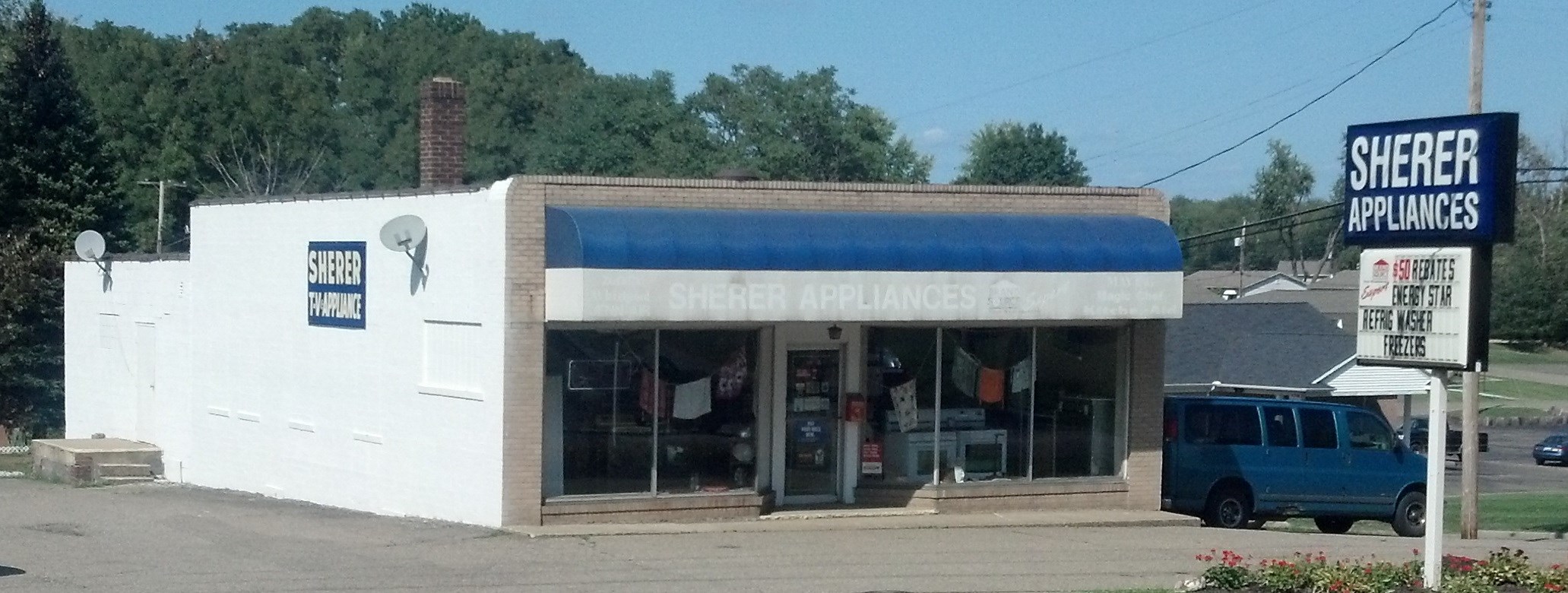 SHERER TV & APPLIANCES logo