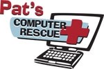 Pat's computer Rescue logo