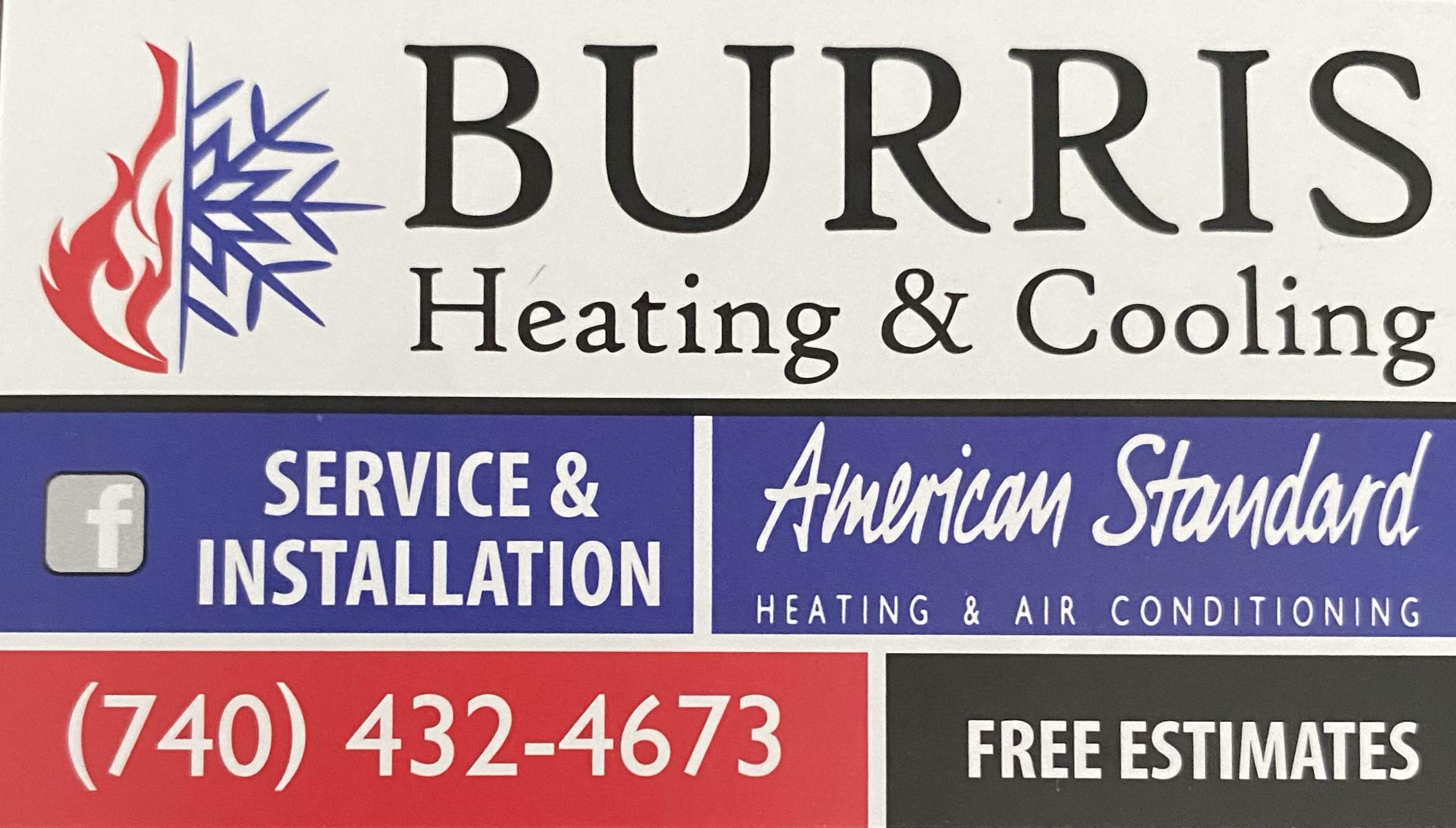 BURRIS HEATING COOLING logo