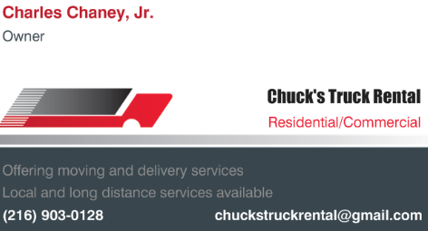 Chuck's Truck Rental logo