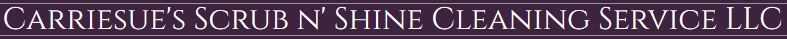 Carriesue's Scrub n' Shine Cleaning Service LLC logo