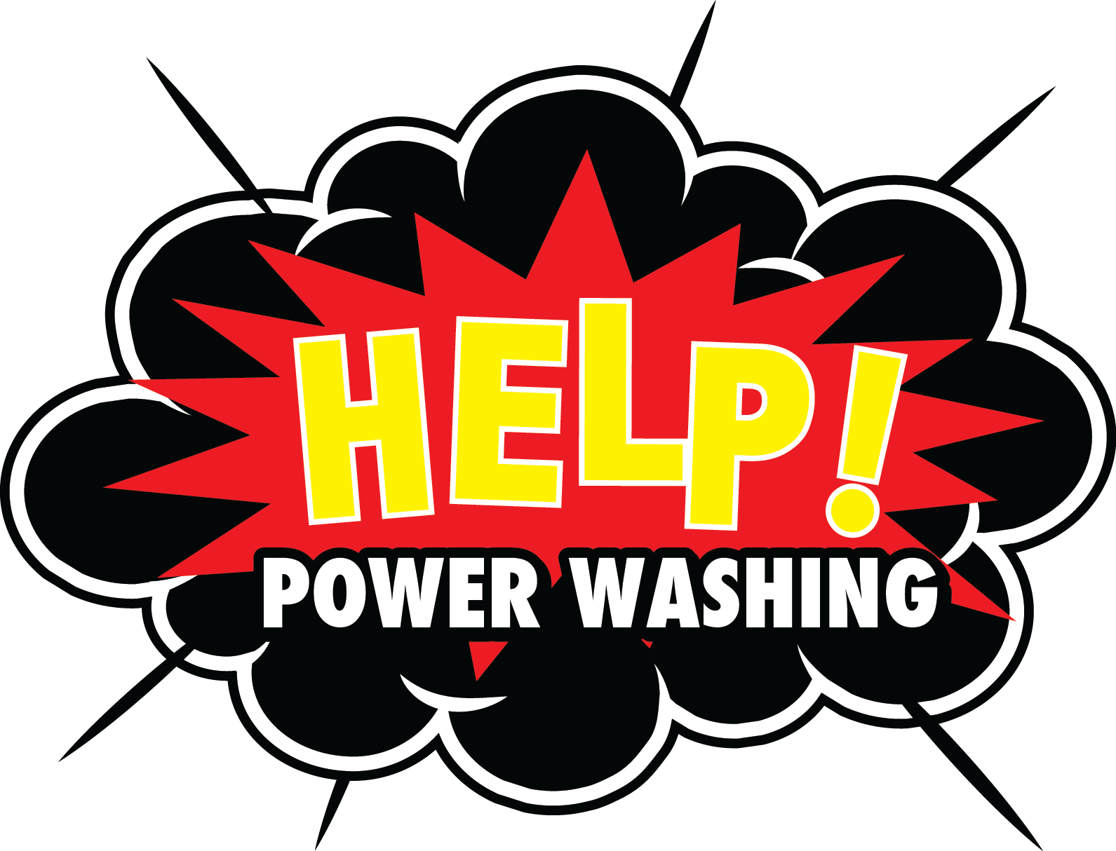 HELP! Power Wash logo