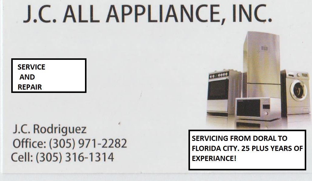 Logo for J C ALL APPLIANCE