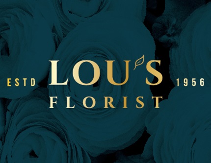 LOU'S FLORIST logo