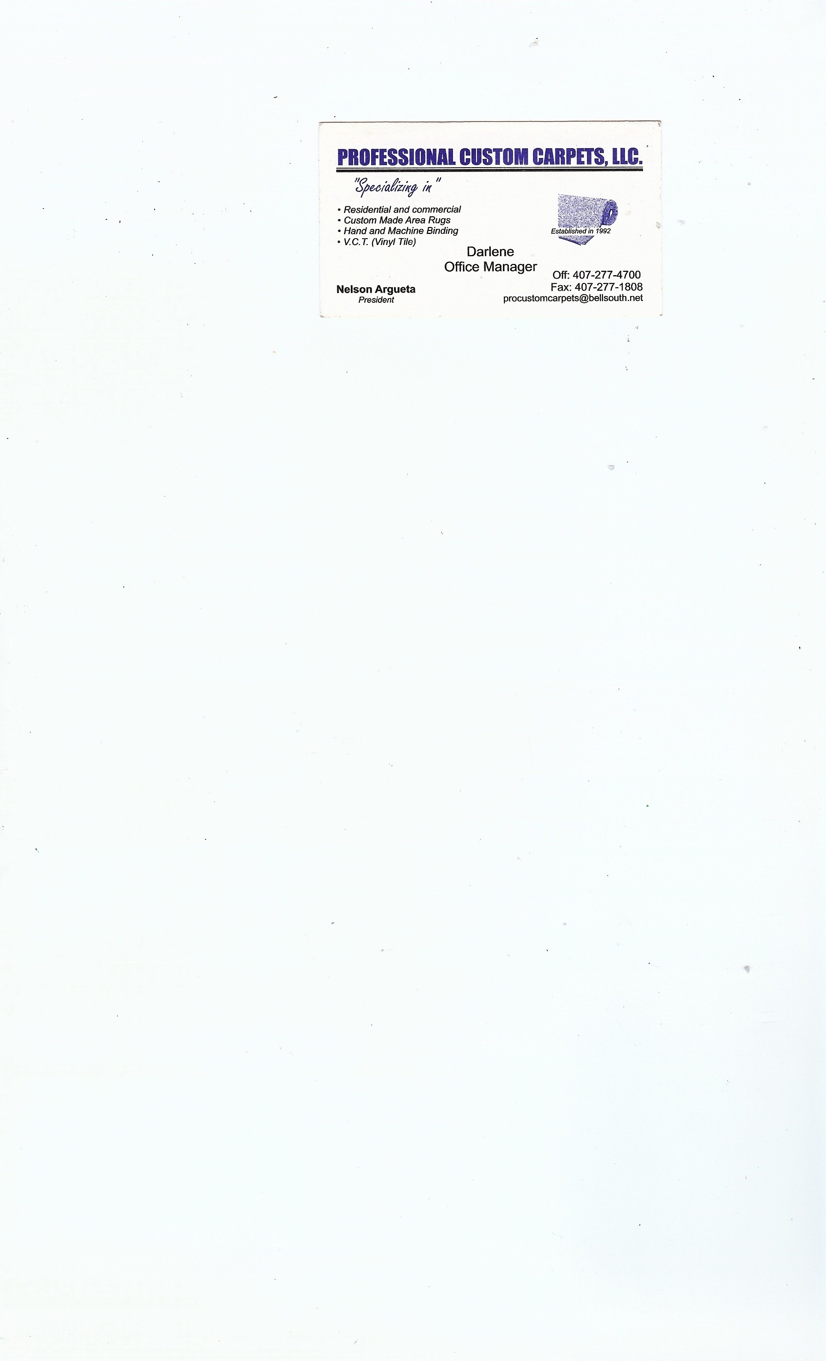 PROFESSIONAL CUSTOM CARPETS, LLC logo