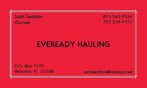 EVEREADY HAULING logo