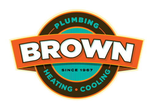 Brown Heating and Cooling logo