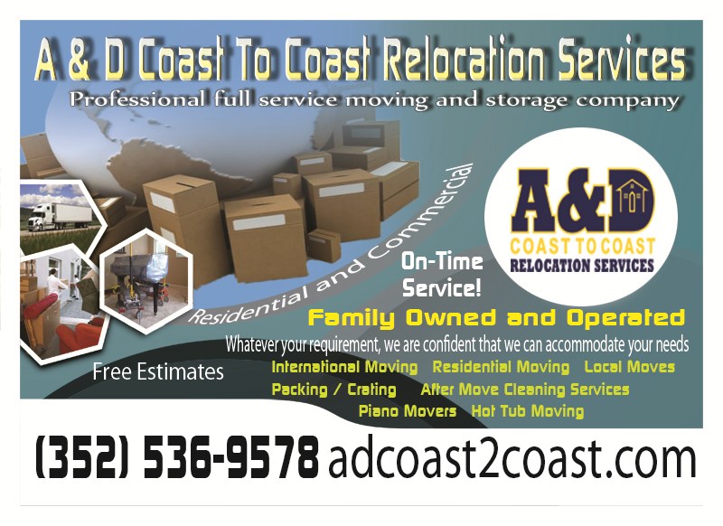 A & D Coast to Coast Relocation Services logo