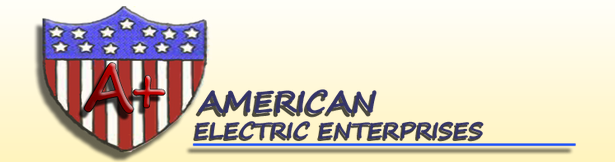 A Plus American Electric logo