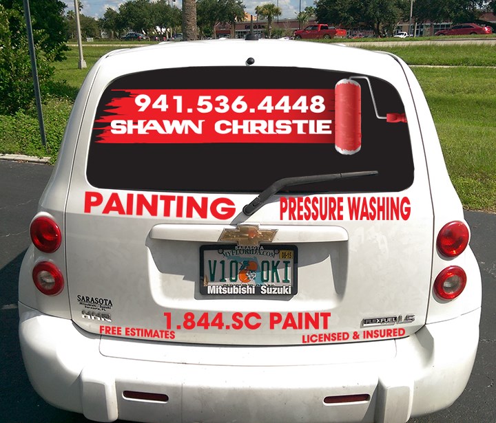 shawn christie painting & pressure washing logo