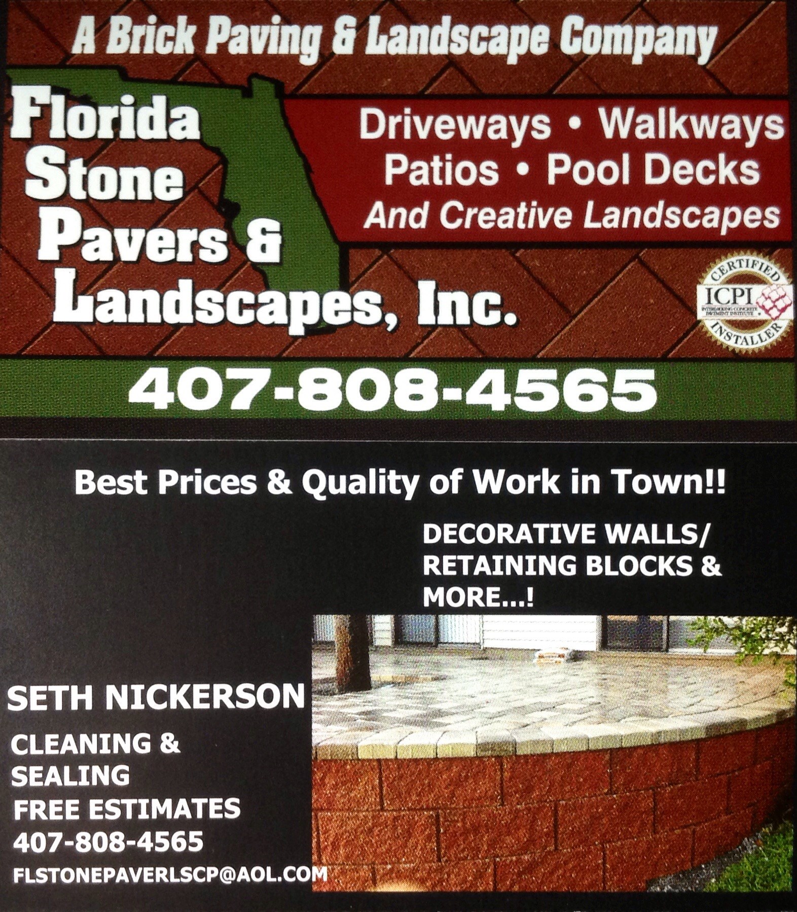 Florida Stone Pavers logo