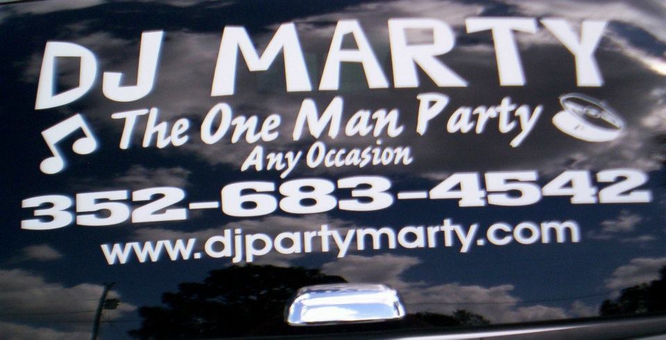DJ Marty The One Man Party logo
