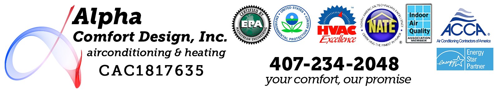 Alpha Comfort Design logo