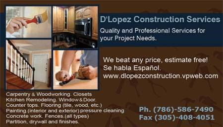 D'Lopez Construction Services logo