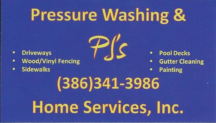 PJ's Pressure Washing & Home Services Inc logo