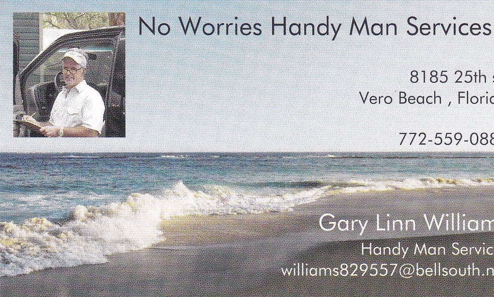 No Worries Handy Man Service logo