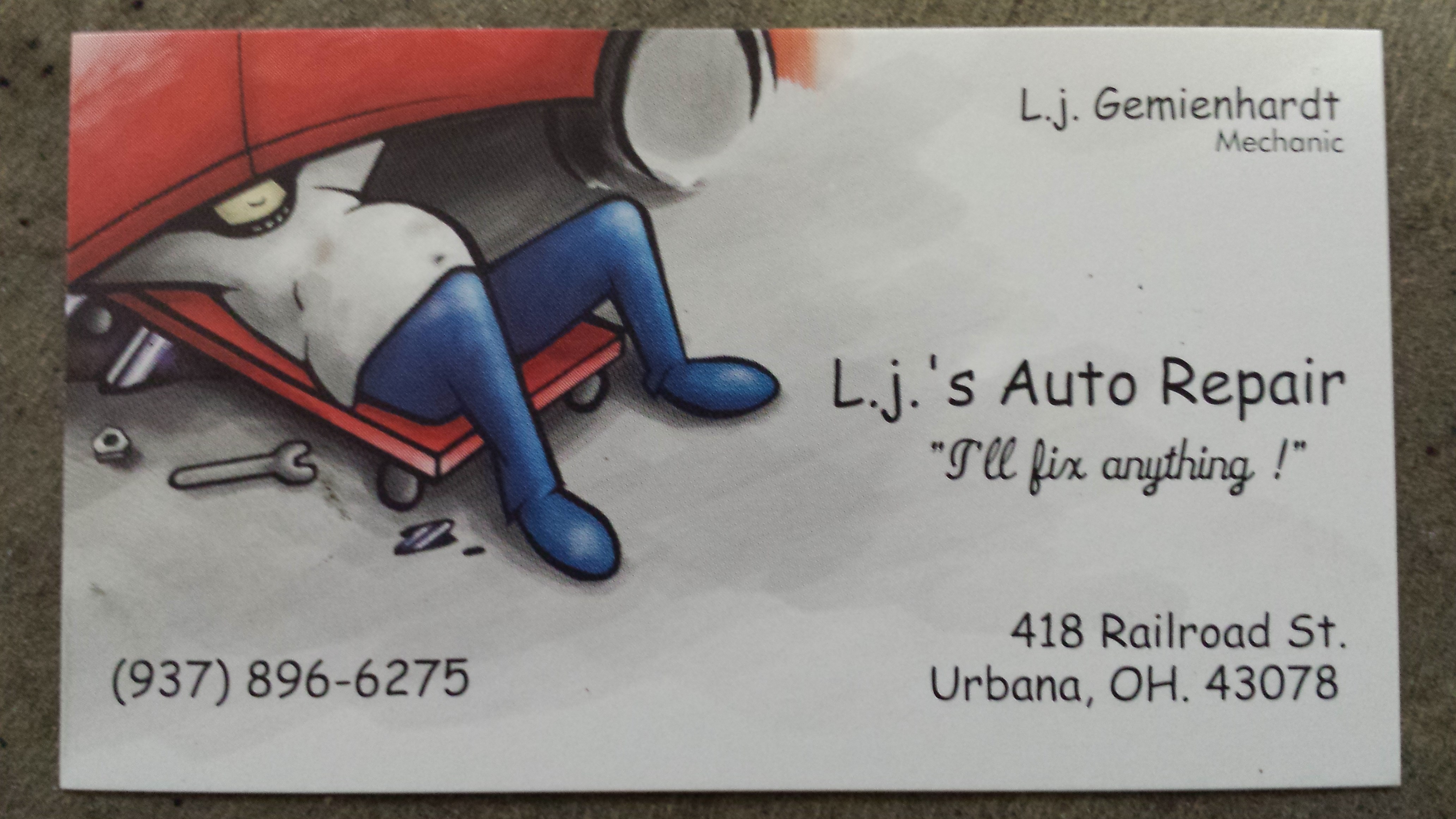 L.j.'s Auto Repair logo