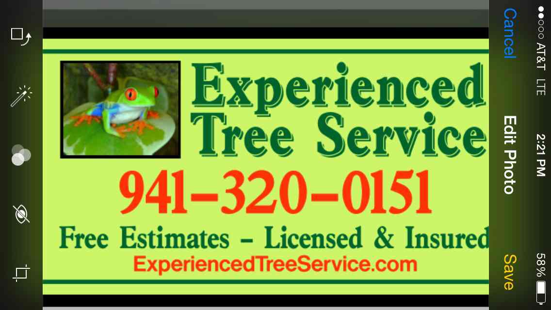 Logo for Experienced Tree Service