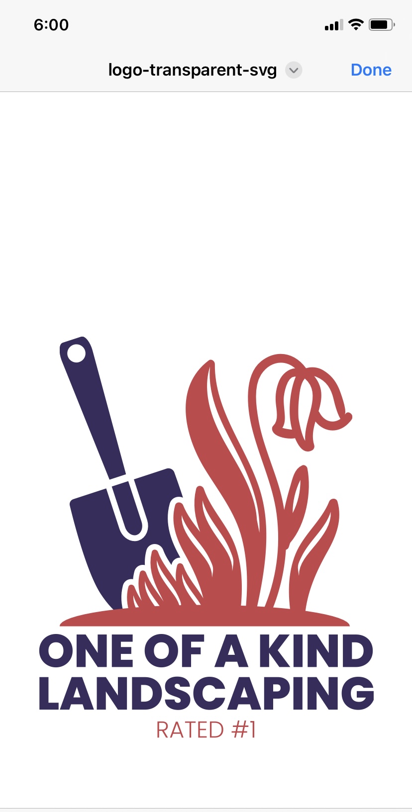 one - of - a - kind - landscaping logo