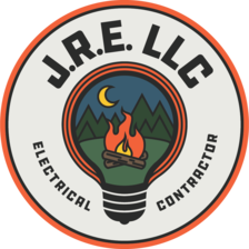 J.R.E. LLC - ELECTRICAL CONTRACTORS logo
