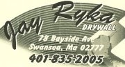 Jay Ryka Drywall logo