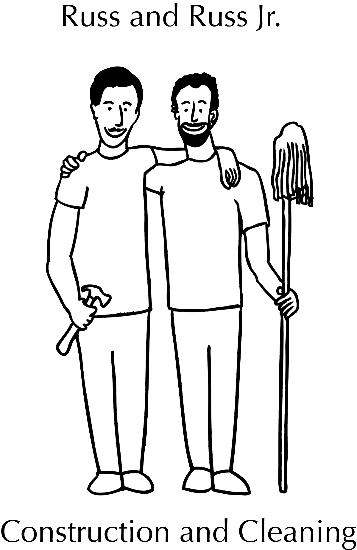 Russ & Russ Jr Construction & Cleaning logo