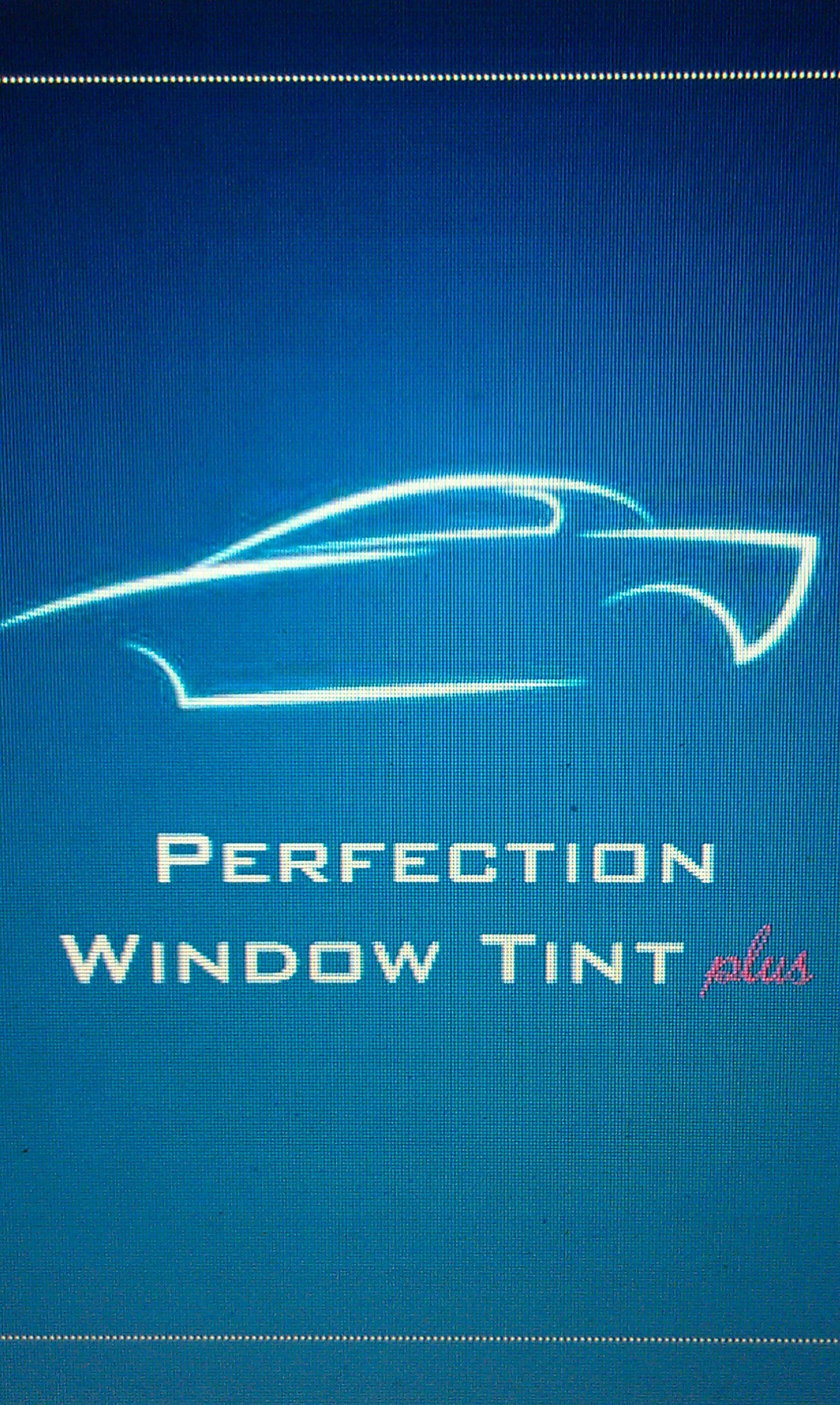perfection window tint plus logo