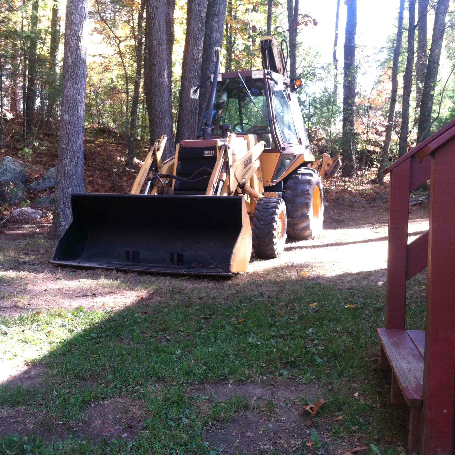 Logo for M&S Backhoe Landscape Company