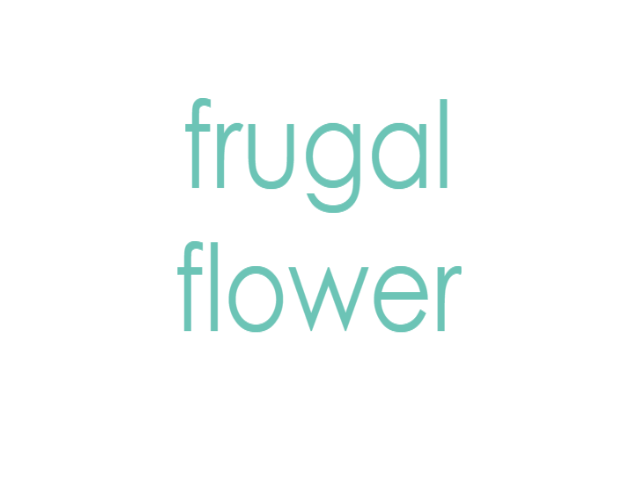 The Frugal Flower logo