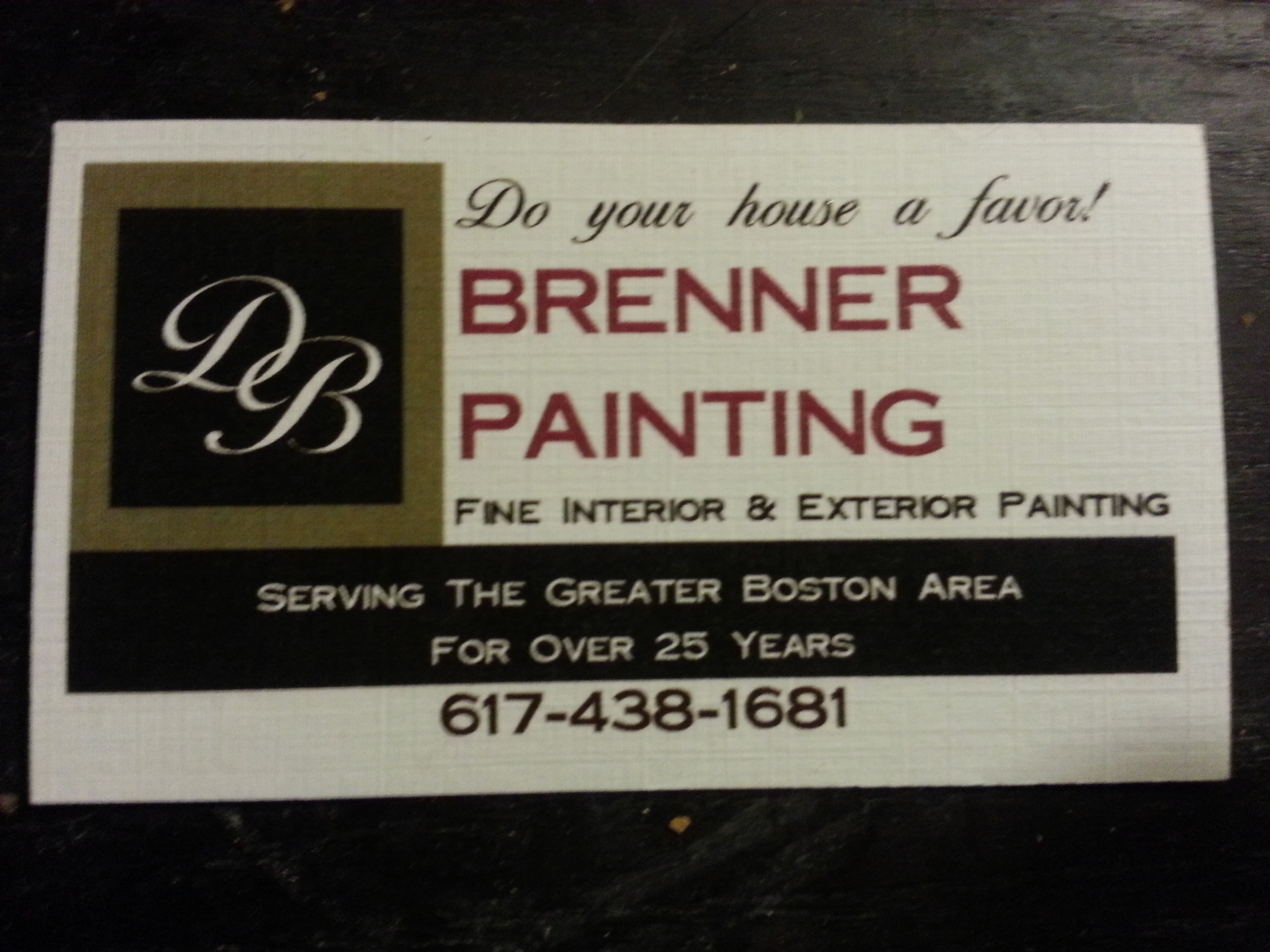 Brenner Paint Contracting logo