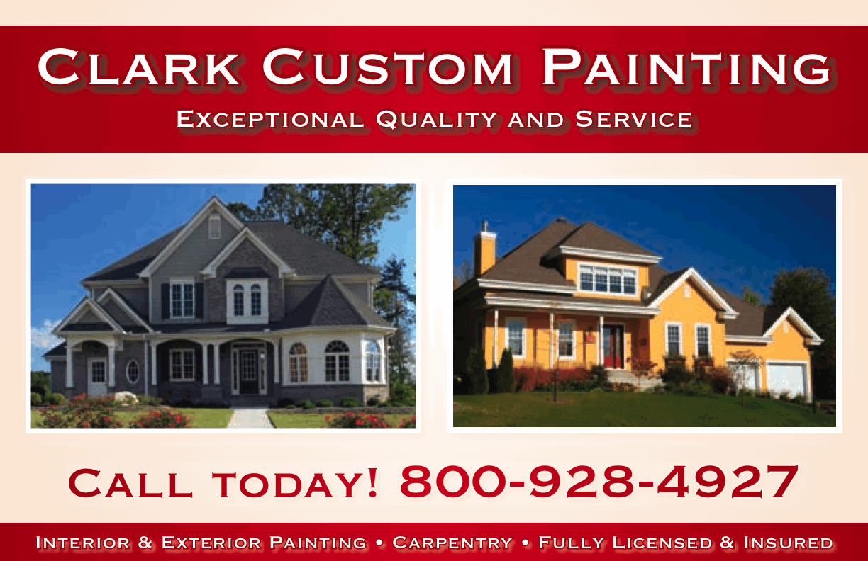 CLARK CUSTOM PAINTING COMPANY logo