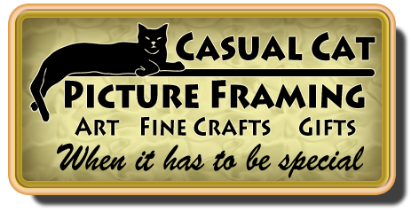 Casual Cat Picture Framing & Unique Gifts logo
