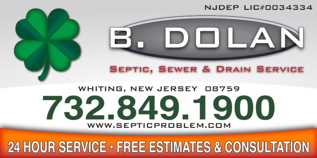B DOLAN SEPTIC SEWER DRAIN logo